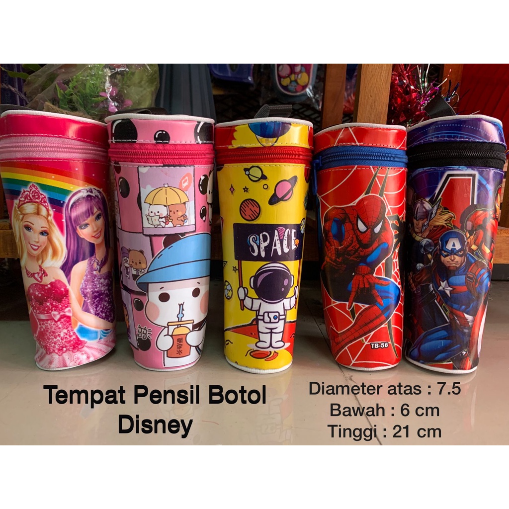 

tempat pensil botol disney karakter yayang satuan