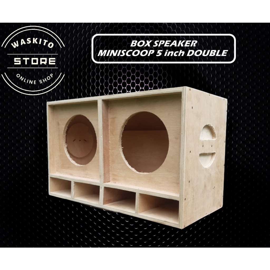 Box Speaker Miniscoop 5 inch Double