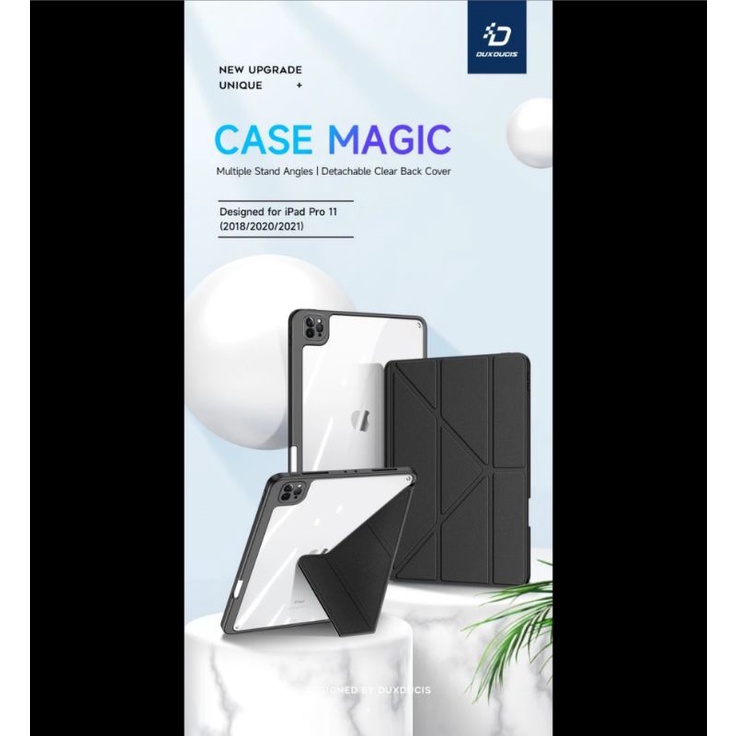 Case iPad Pro M2 2022 / M1 2021 / 2020 / 2018 11 12.9 inch Dux Ducis MAGI Series Flip Cover Casing