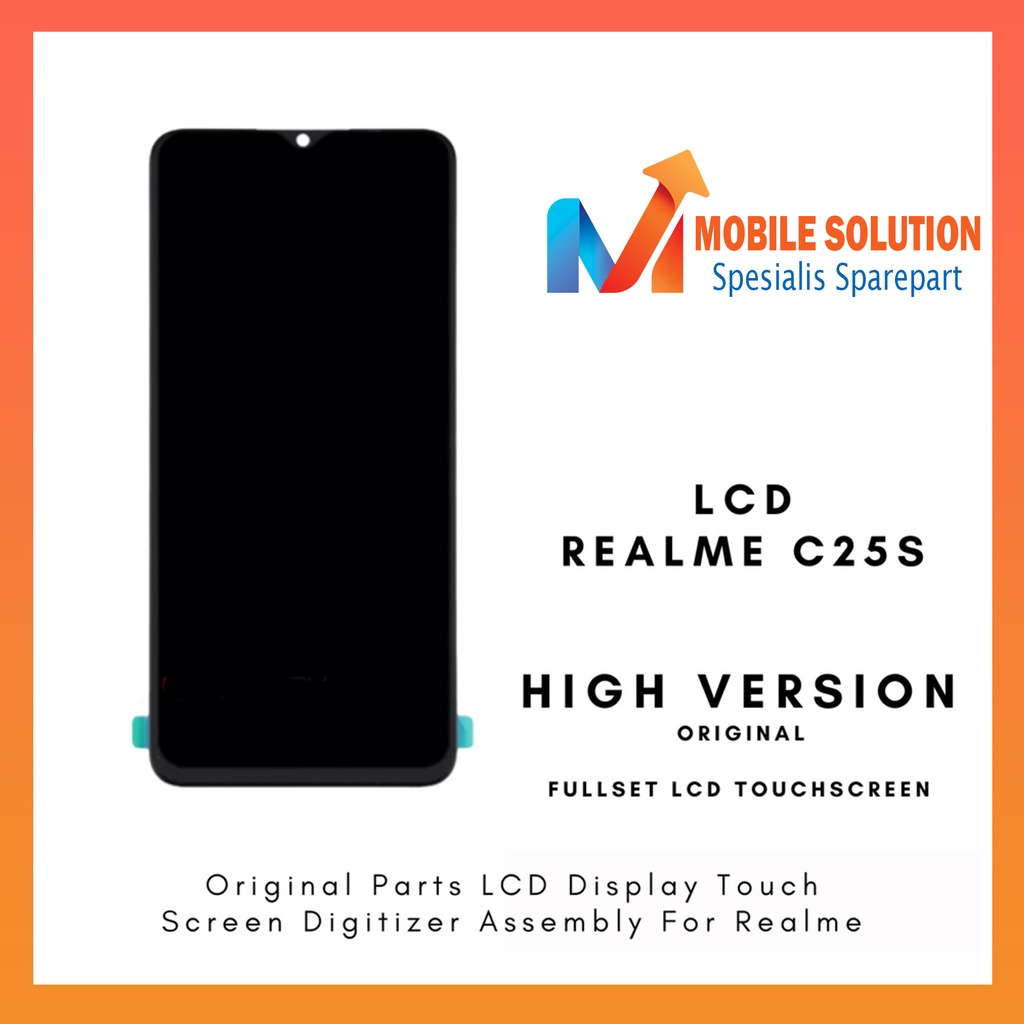 Grosir LCD Realme C25/C25S/A16 ORIGINAL 100% Fullset Touchscreen Garansi 1bualn + Packing / Bubbel