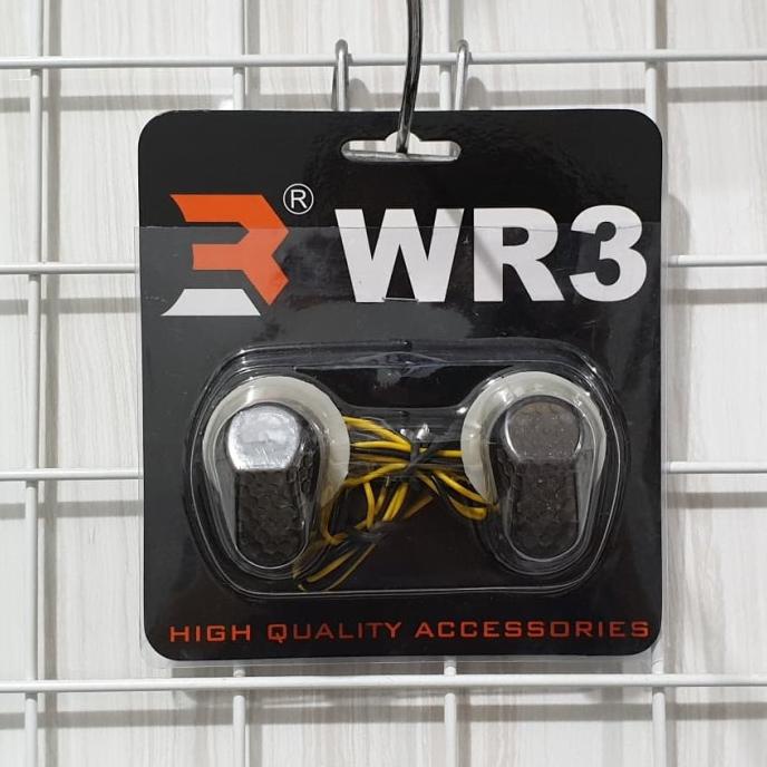 Lampu Sein Tempel Wr3 Smoke Yamaha R25 & New R15 Vva V3