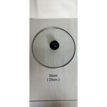 tutup panci kaca 26 cm ( 25 cm )