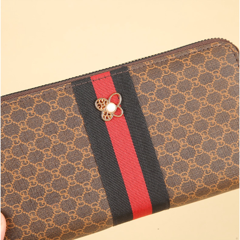 COD Dompet Lipat Wanita Resleting Dompet Wanita Motif Unik Dompet Wanita Resleting Panjang Dompet Kasual Wanita Azgalery D101