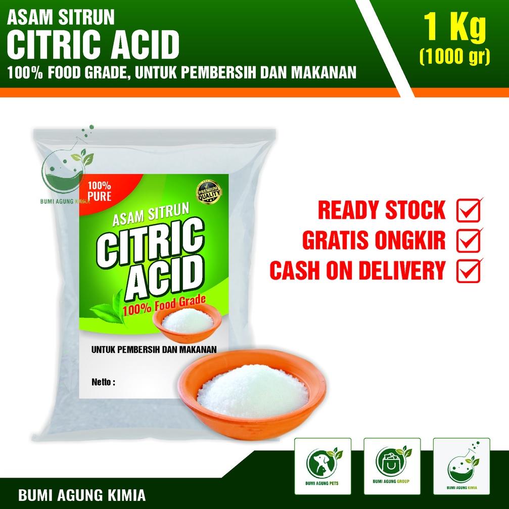 

Uhj51 CITRIC MONOHYDRATE/ CITRUN / SITRAT - 1 KG FOOD GRADE ,.,.,.,.,.,