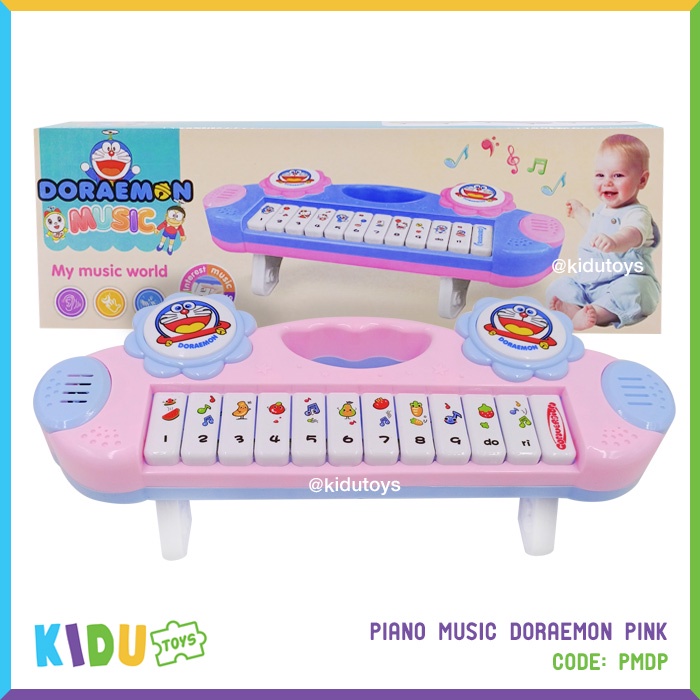 Mainan Anak Piano Music Doramon Mainan Edukasi Musik Piano Murah Kidu Toys