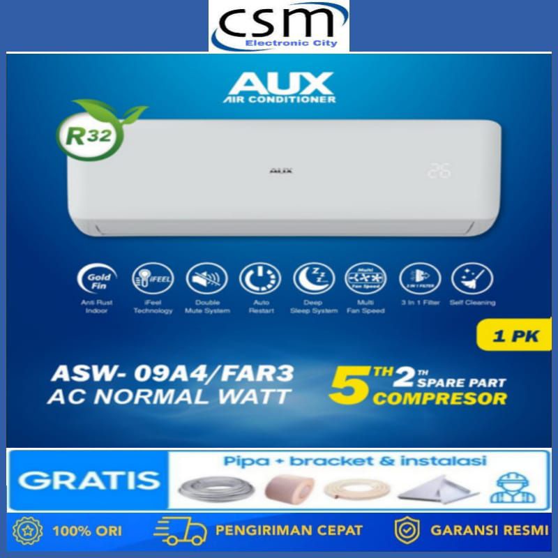 AC AUX ASW-09FAR3 1 PK R32 [FREE INSTALASI+MATERIAL] GARANSI RESMI