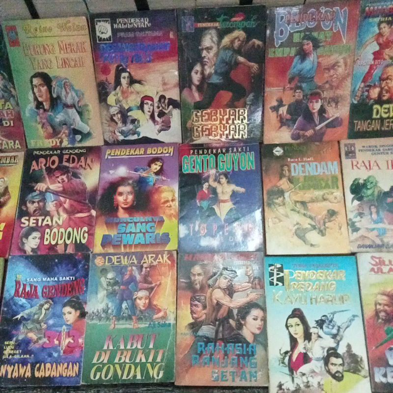 aneka macam novel silat second