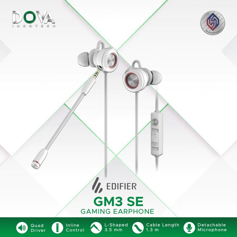 Earphone Gaming Edifier GM3SE With Detachable Mic