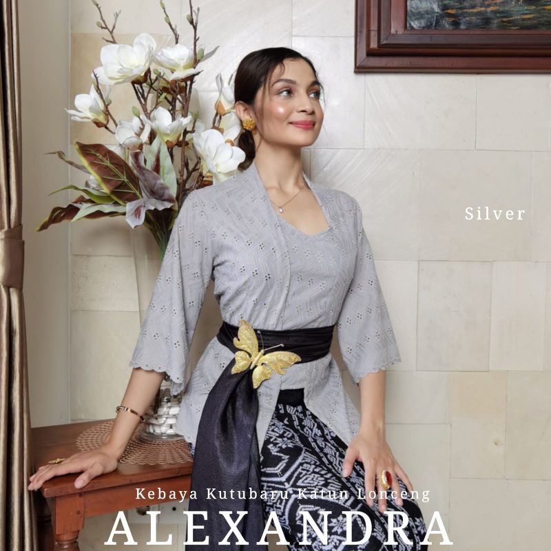 Atasan Kebaya Katun Bordir Alexandra