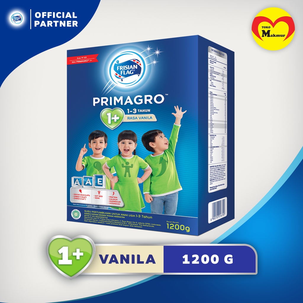 Frisian Flag Primagro 1+ Vanila 1200g