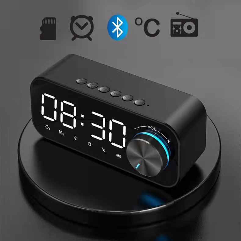 【COD】Viqoo Speaker Jam Led Bluetooth Portable Stereo Original Display Alarm Wireless S16