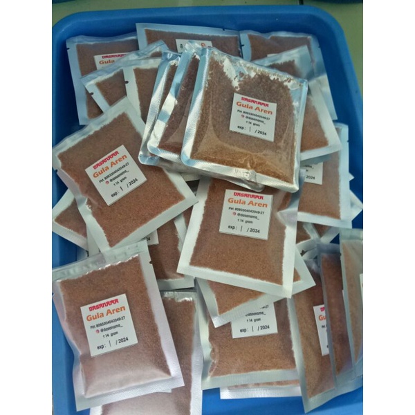 gula aren kemasan sachet
