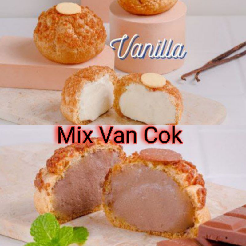 Jual Kue Sus Soes Deliz Choux Van Cok Isi 10 Pcs Shopee Indonesia