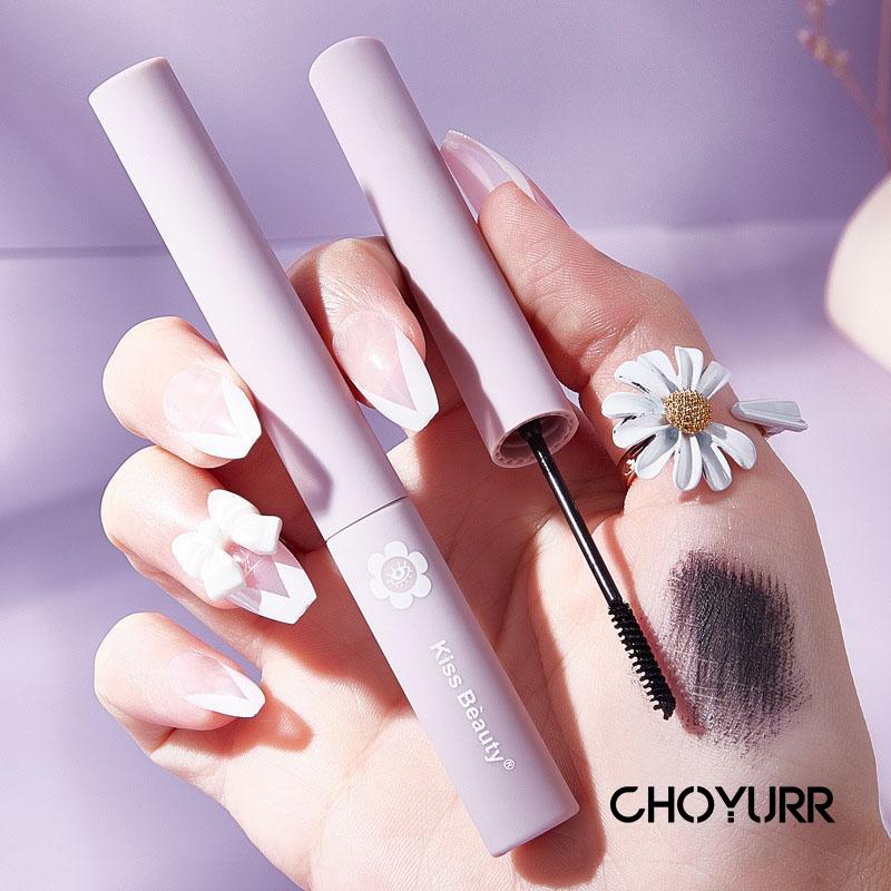 【COD】Mascara Waterproof Mascara Hitam Mascara Slim Long Curly Fine Head Small Brush Head Quick-Drying Korean Original-CH