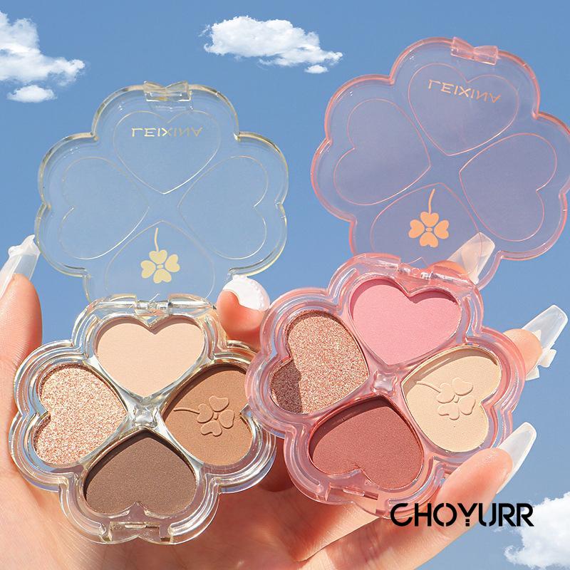 【COD】Eyeshadow 4 Warna Blink Glitter Eyeshadow High Pigment Dan Smooth Powder Calay Eye Shadow Palette Tahan Lama Shimmer Eyes Makeup-CH