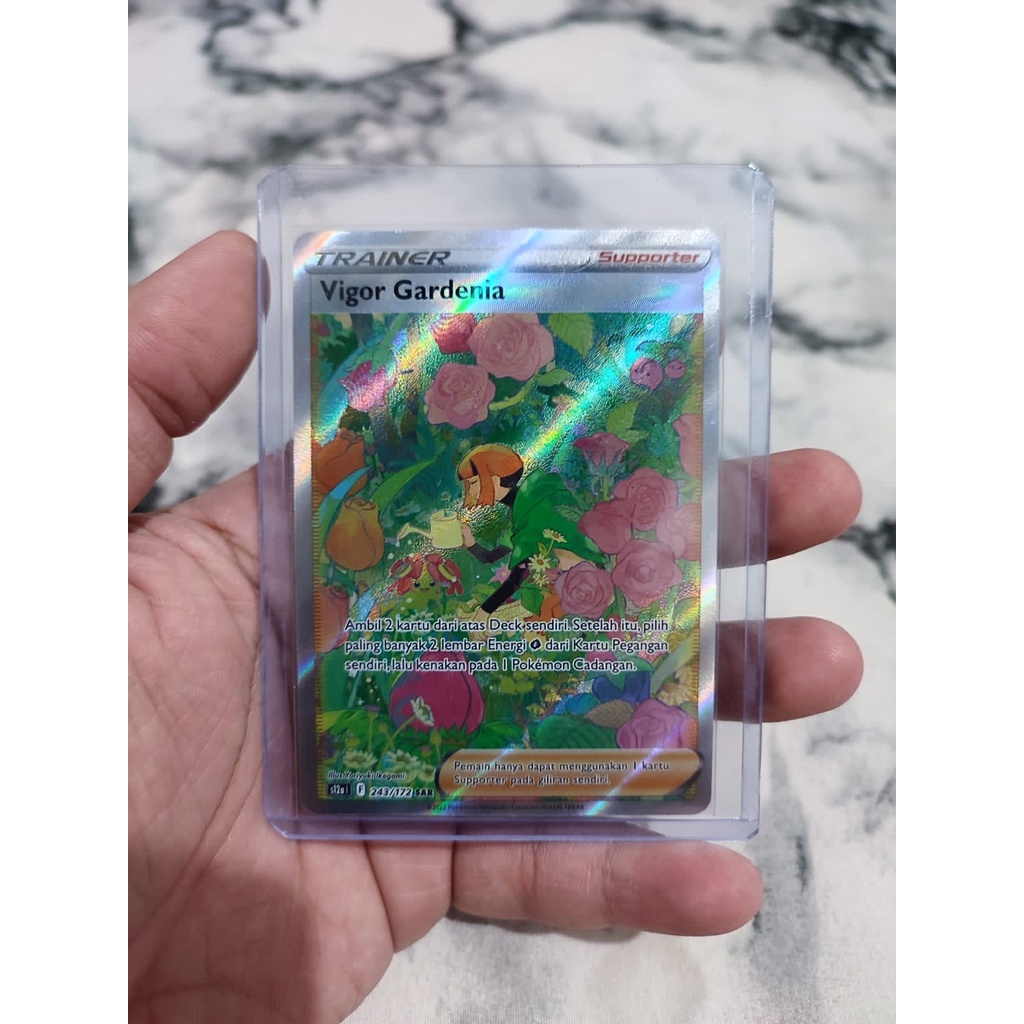 Kartu Pokemon TCG Vigor Gardenia SAR Special Art Rare s12a VStar Semesta Original Indonesia Arceus P