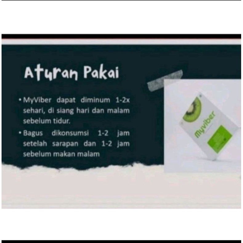 0Myviber fiber drink 100% ORIGINAL MCI sehat langsing antioksidan/ detox