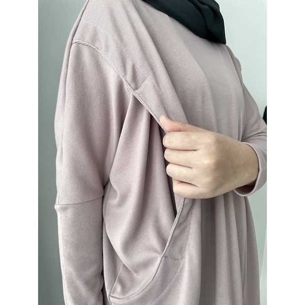 Knit Batwing Oversize Top