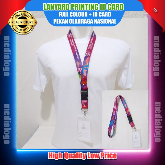 

HOT SALE Lanyard PON stoper id card Full Printing