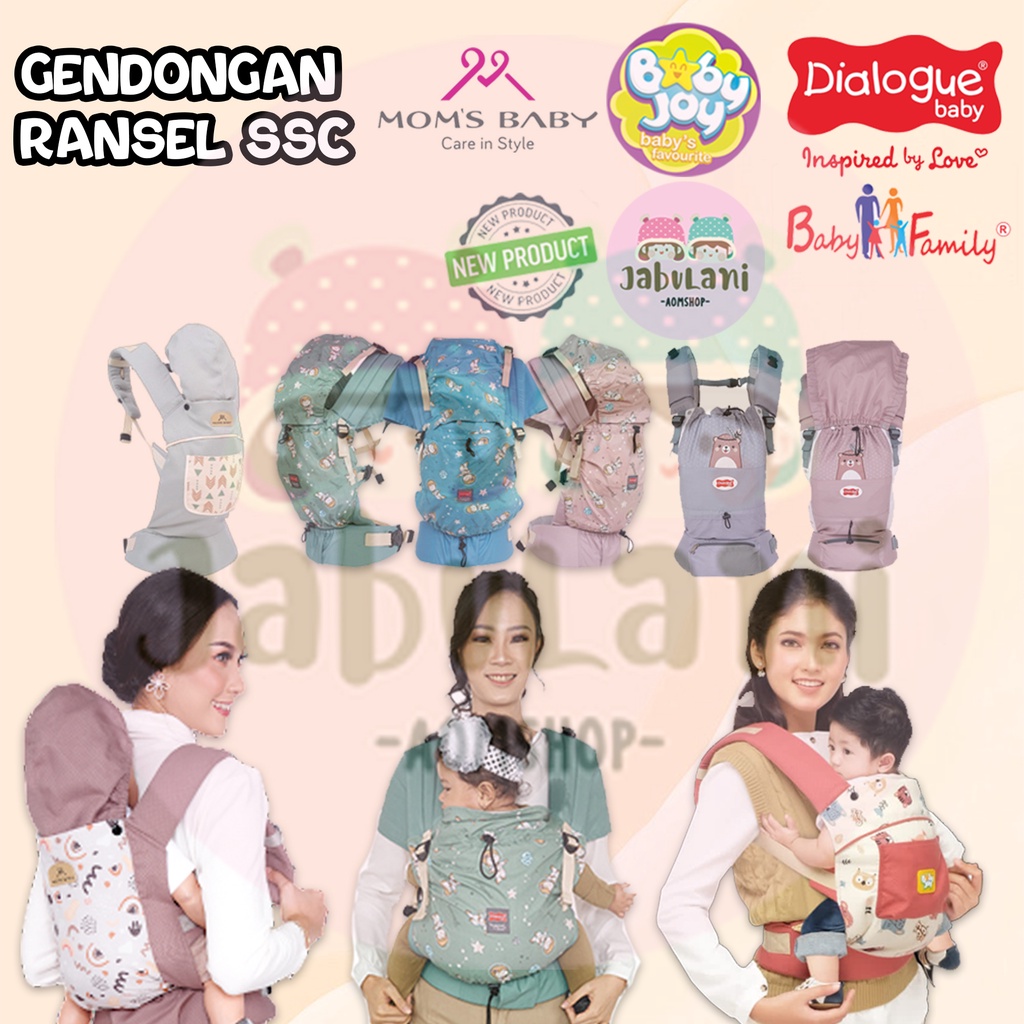 DIALOGUE BABY JOY MOMS BABY Gendongan SSC | DIALOGUE BABY JOY MOMS BABY Gendongan Ransel | DIALOGUE 
