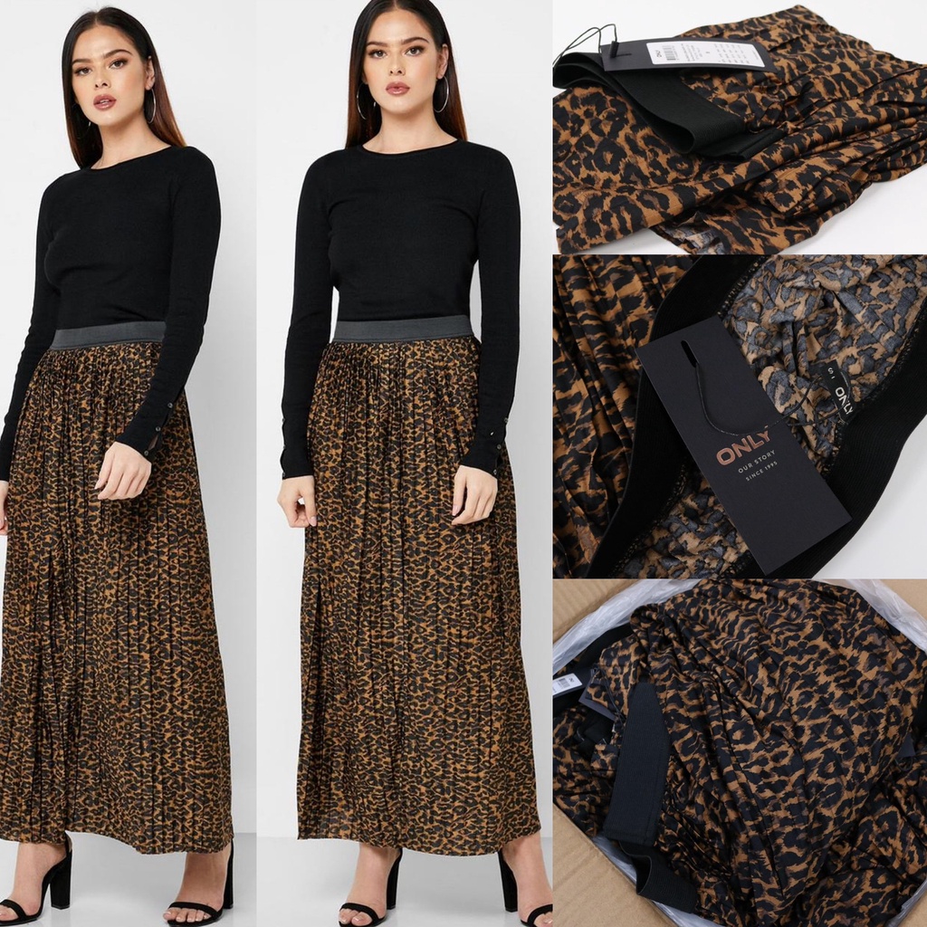 maxy plisket skirt printed