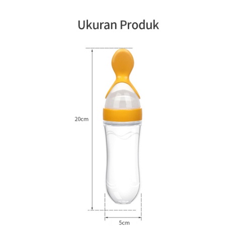 BELLASHOPJKT / BOTOL DOT SILICONE / SENDOK MAKAN BAYI / BOTOL SENDOK BAYI