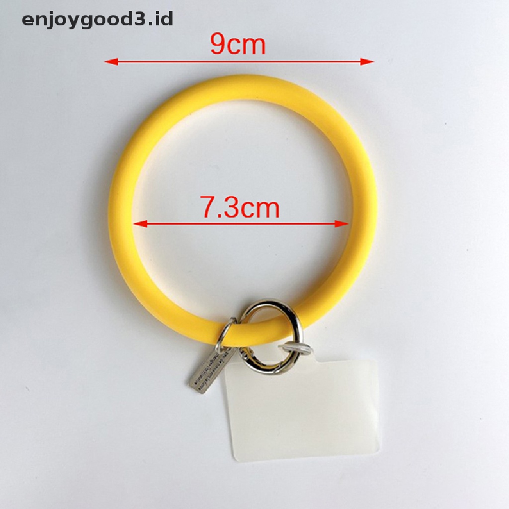 [Rready Stock] Universal Handphone Gantung Cincin Lanyard Tali Anti Hilang Gantungan Kunci Silikon (ID)