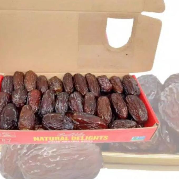 

COD | FG2 | Kurma Medjol Dates California 500gr KEMASAN DUS / Natural Delight Jumbo / kurma medjool 500g murah / kurma murah
