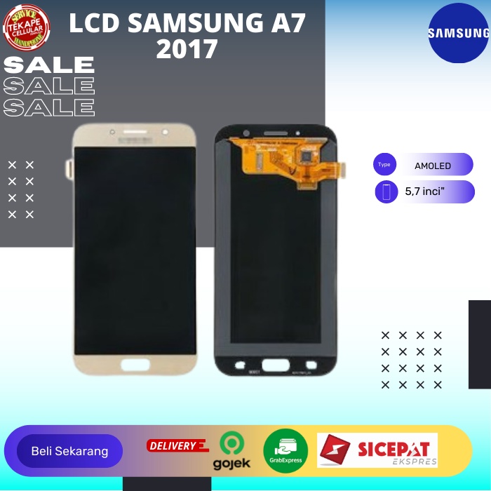 Lcd Samsung A7 2017 bergaransi
