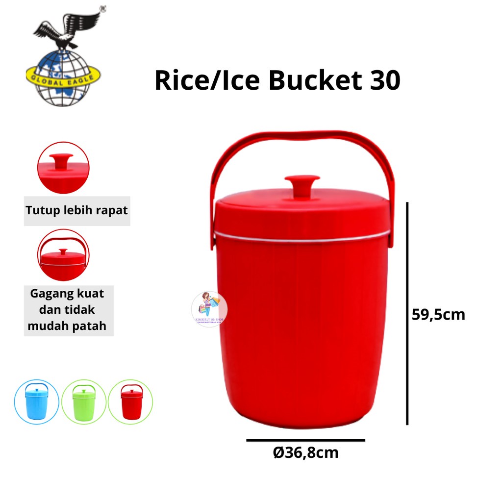 Global Eagle Rice / Ice Bucket Termos Nasi/Es 30 RIBR30