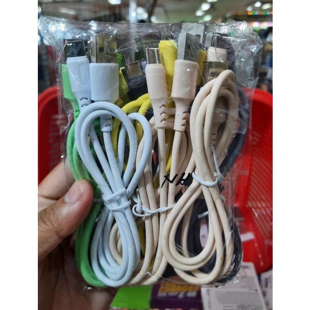 KABEL CASAN MICRO / USB DATA CHARGER TYPE C MACARON MURAH MERIAH