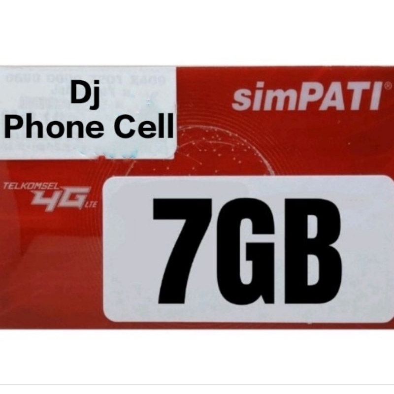 Perdana Telkomsel 7GB
