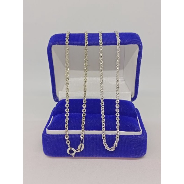 kalung anak rantai nori ukir/perak asli silver 925 lapis emas/perhiasan anak fashion terbaru