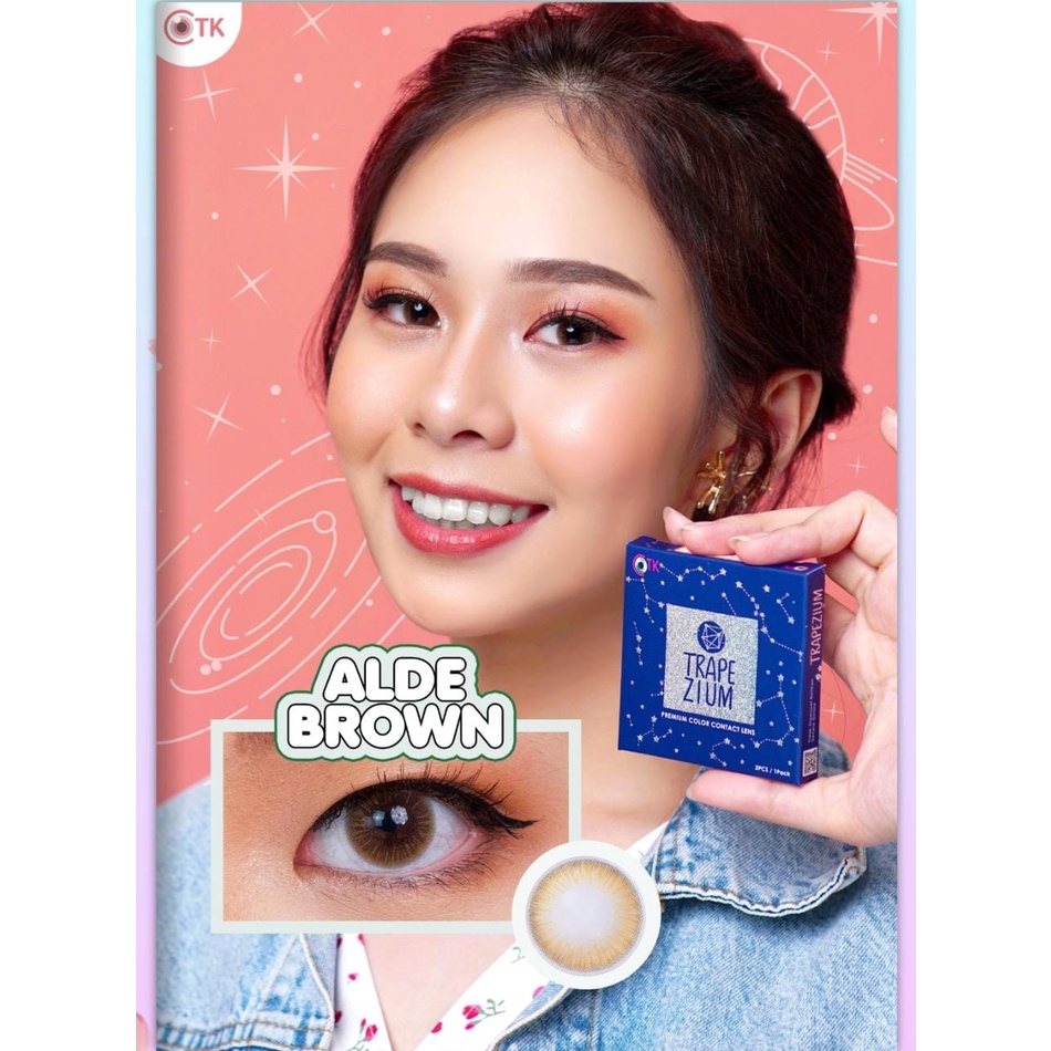 SOFTLENS TRAPEZIUM ALDE BROWN(NORMAL)