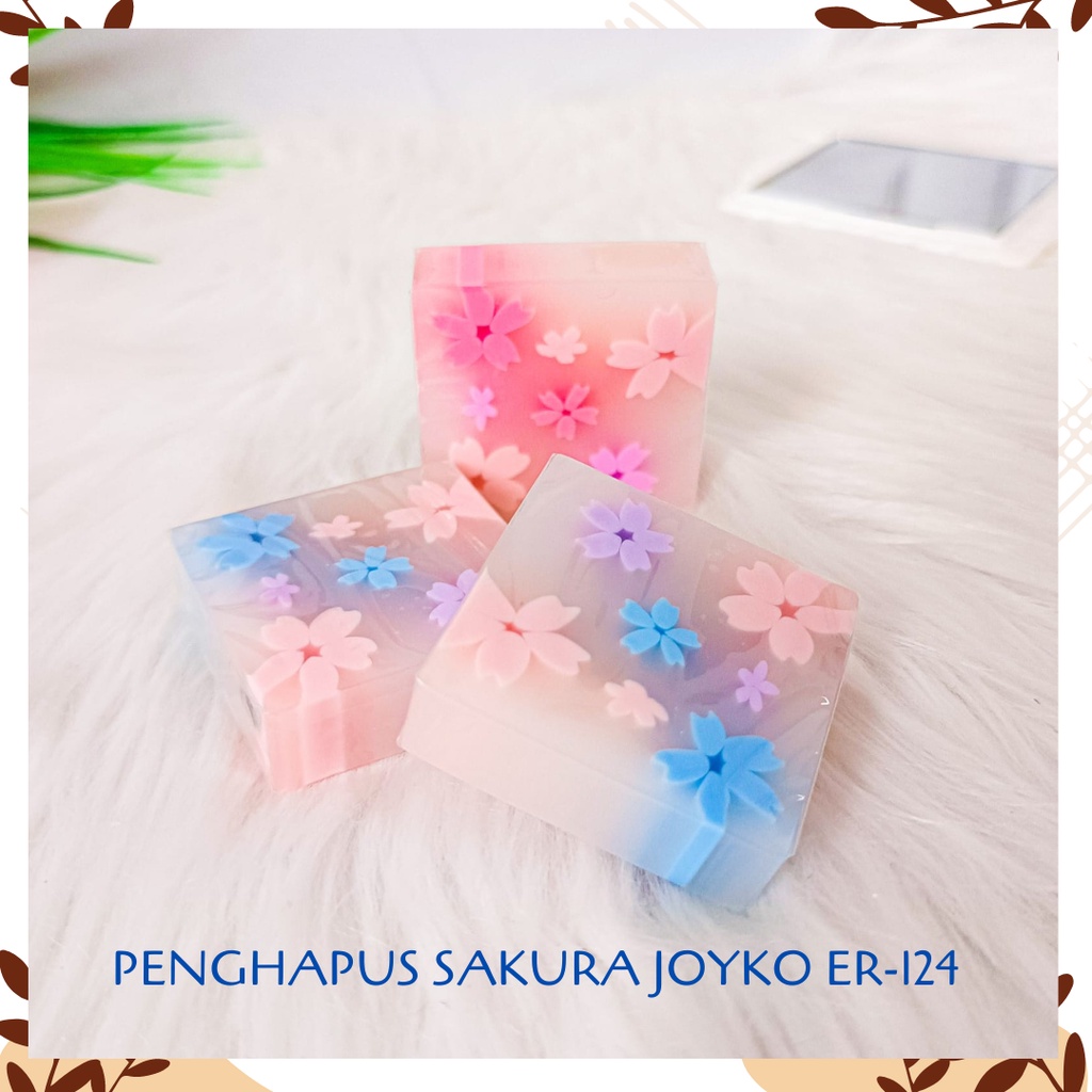 

PENGHAPUS SAKURA JOYKO ALAT TULIS KANTOR SEKOLAH ERASER BUNGA SAKURA ER-124 LUCU HAPUSAN UNIK MAKANAN COD CUTE