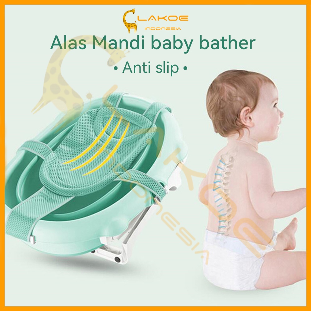 Jaring Bak Mandi Bayi alas mandi bayi Anti Slip Baby Bath Helper