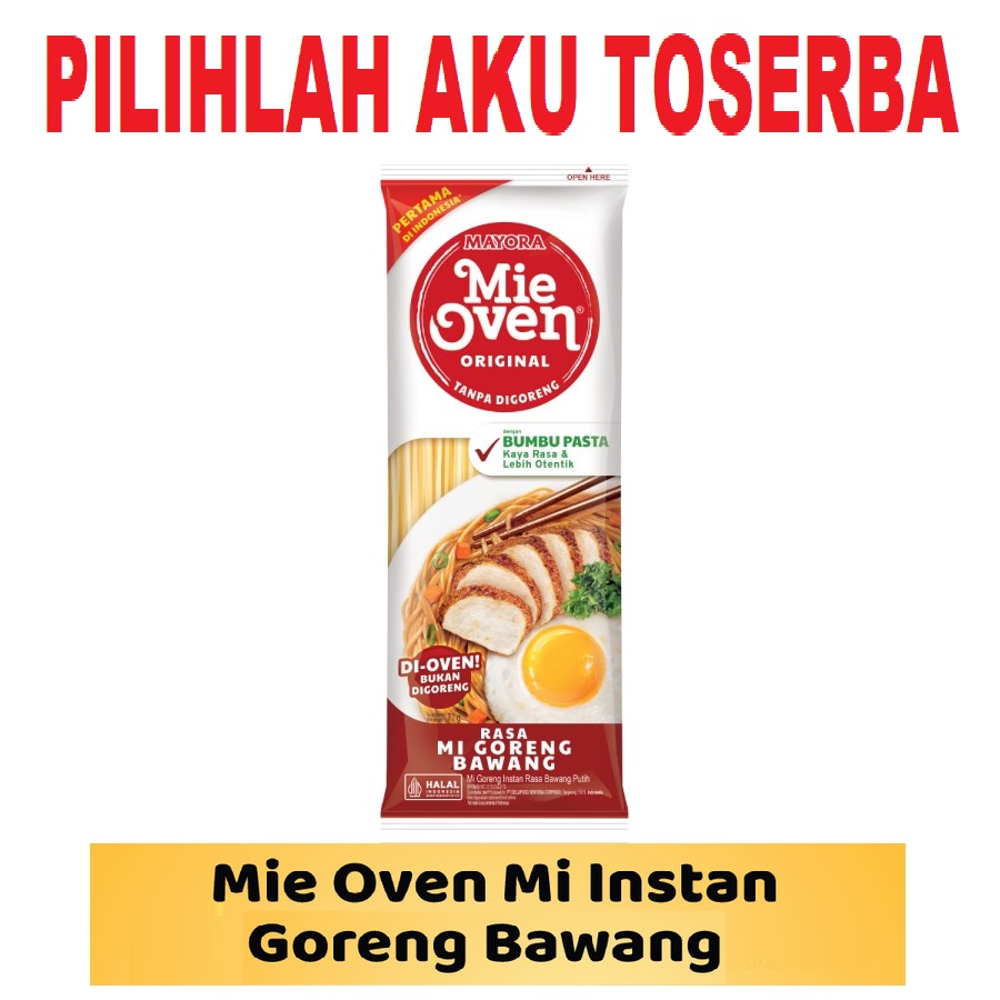 Mie OVEN Mayora Mi Instan GORENG BAWANG - ( HARGA 1 DUS isi 24 )