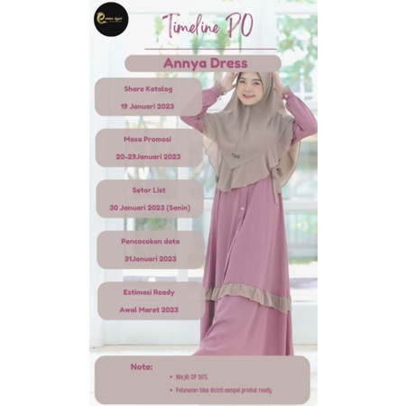 annya dress by emka hijab