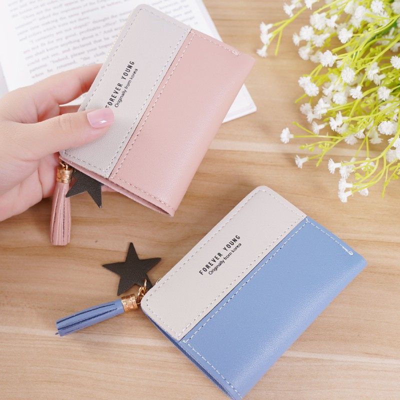 ✓COD✓ DOMPET Wanita Mini Import Murah Real Pict Dompet Kulit Premium Sintetis Tebal Fashion Korea Terlaris Dompet Cewek Pendek