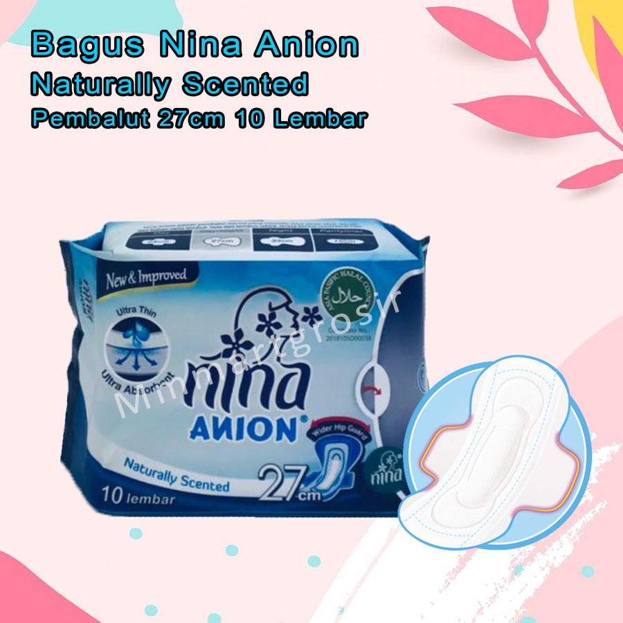 PEMBALUT WANITA NINA ANION 27CM 10 LEMBAR