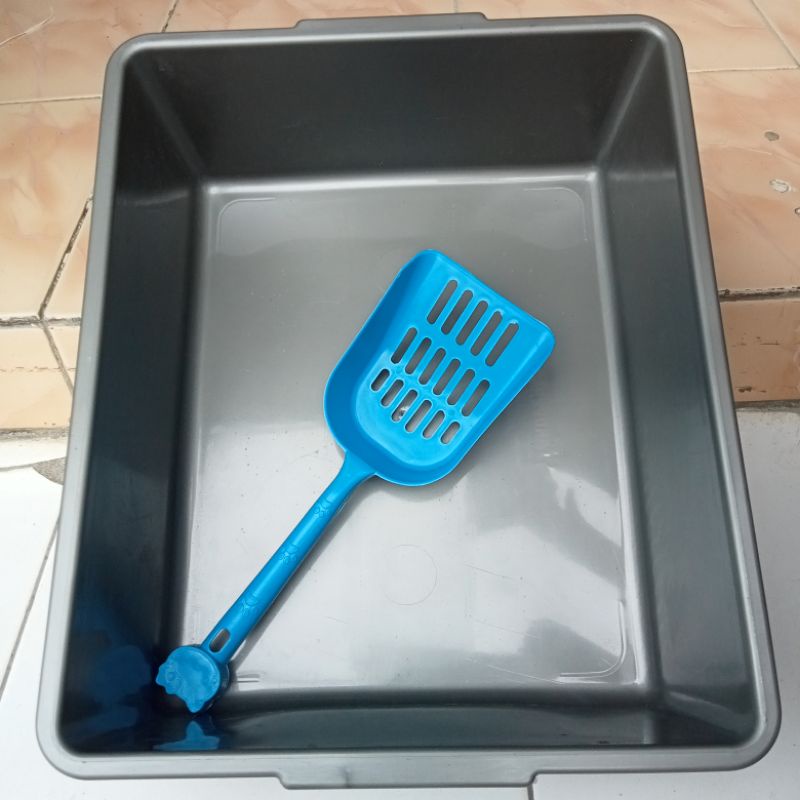 Toilet kucing/Liter box kucing UK jumbo gratis sekop terlariss!!