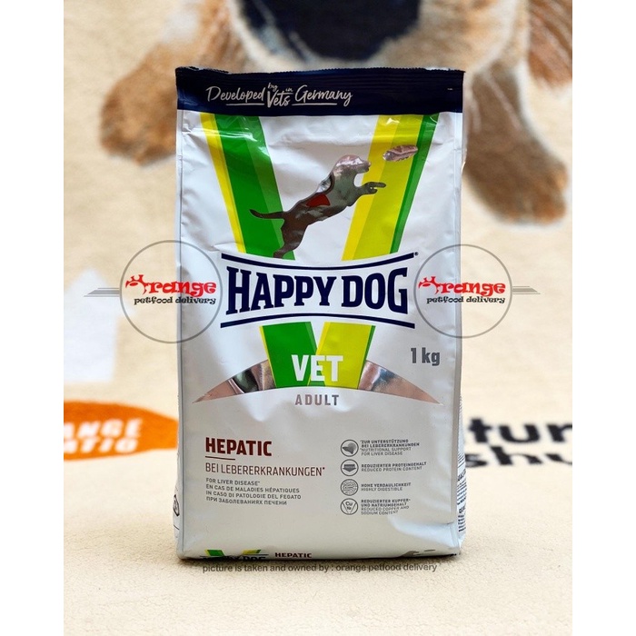 ⭐BISA COD⭐ happy dog vet diet hepatic 1 kg makanan anjing untuk liver