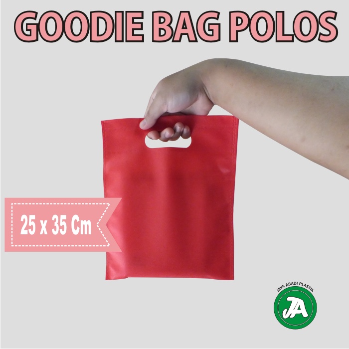 

Goodie Bag Oval kain Polos 25 x 35 Cm Tas Spunbond Oval - 20 Pcs