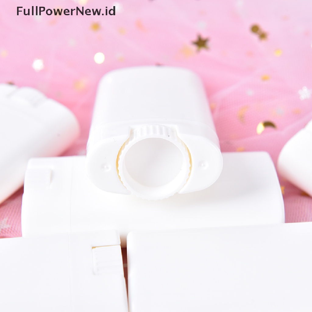 Power 10pcs 20ml Plastik Kosong oval lip balm Tabung Wadah lip lip tube ID