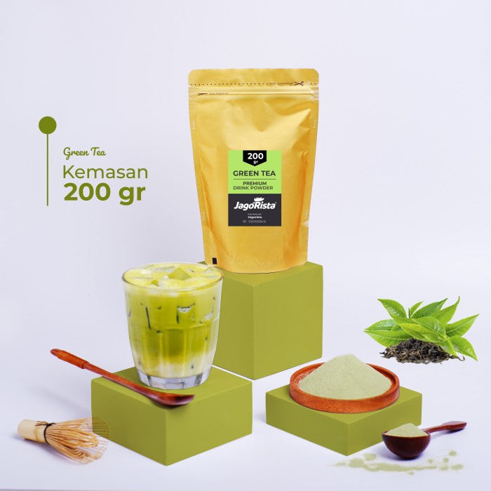 

Terlaris ✨ - (200gr) Premium Matcha Green Tea (Bubuk Minuman/Bubble Drink Powder) 2.1.23