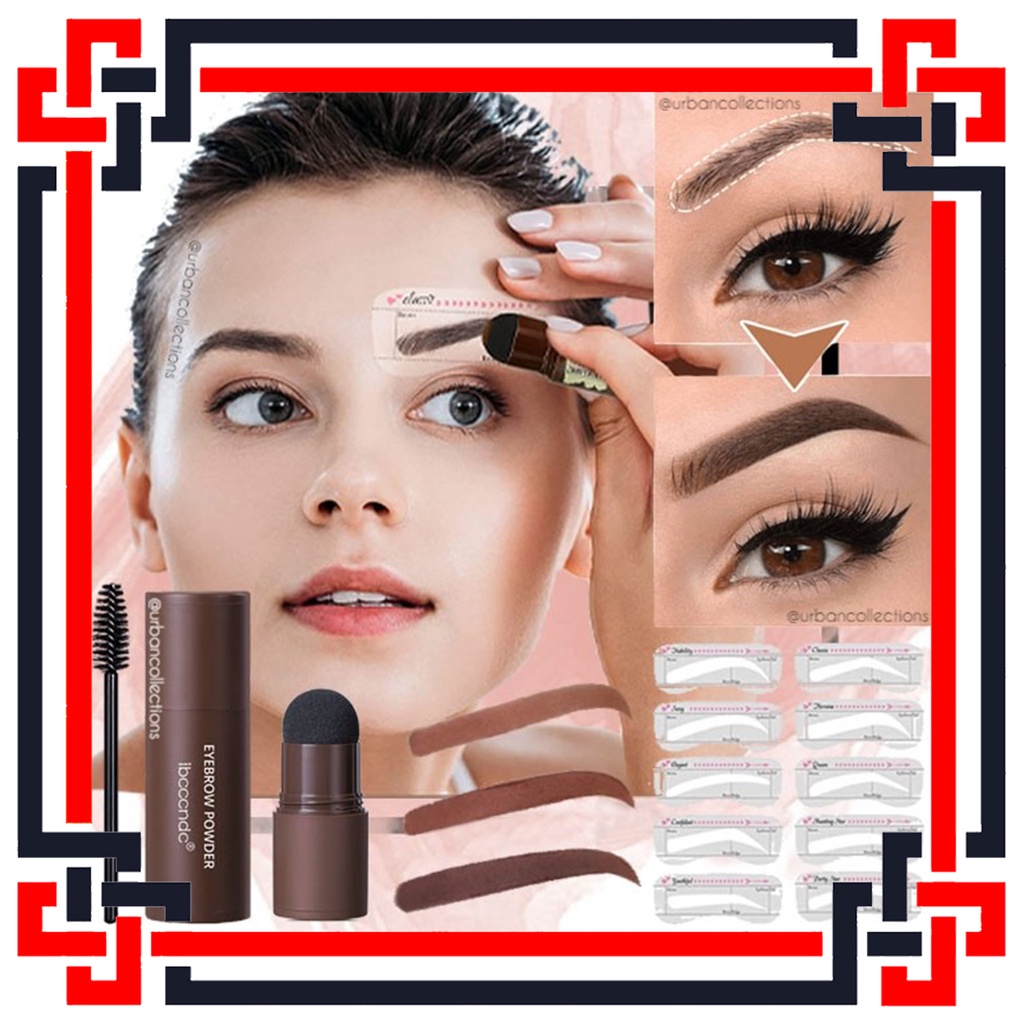 LS IBCCCNDC Eyebrow Powder Eyebrow Stamp Stempel Alis Cetakan Instant