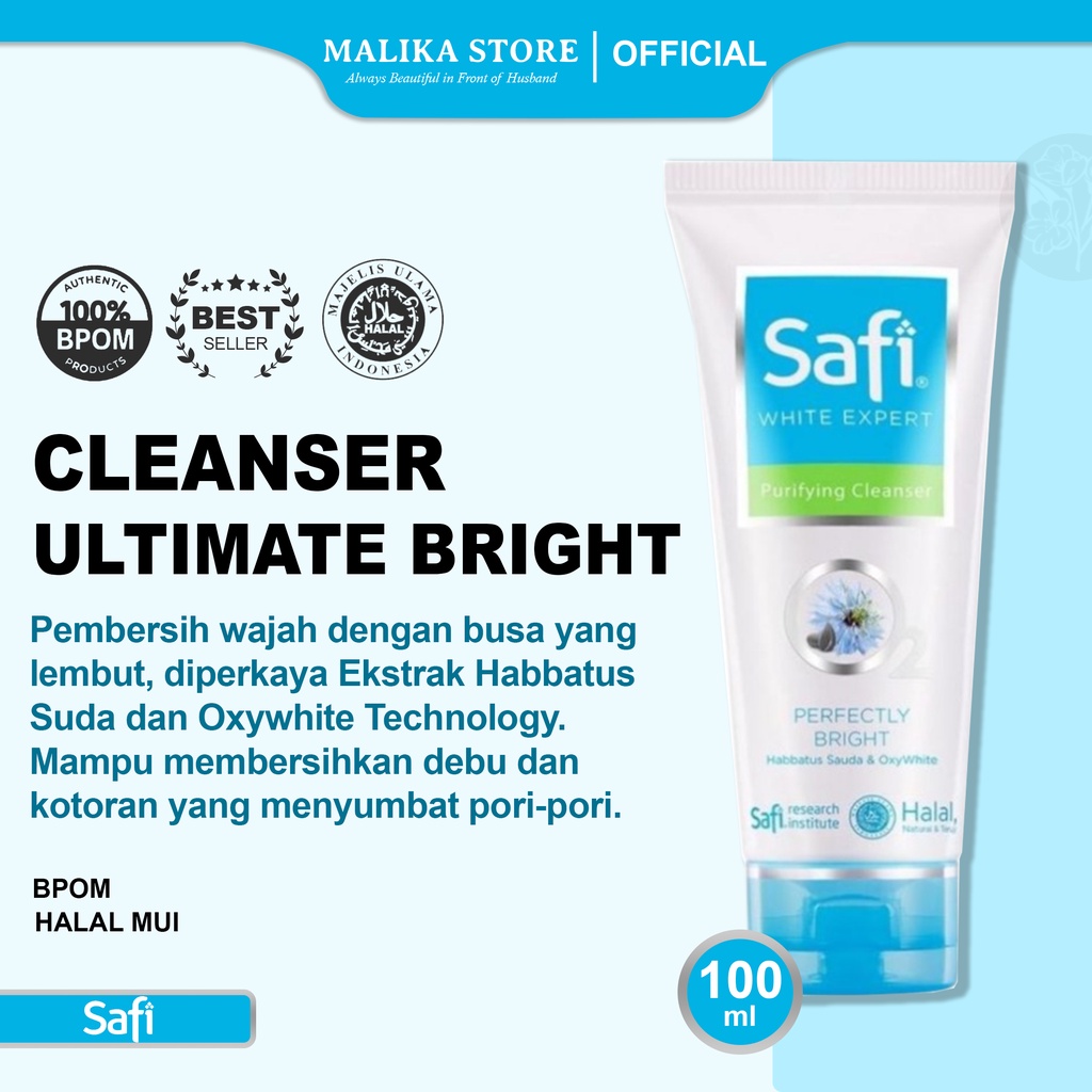 Safi White Expert Purifying Cleanser Kulit Face Original Glowing Serum Cream Jerawat Brightening Aci