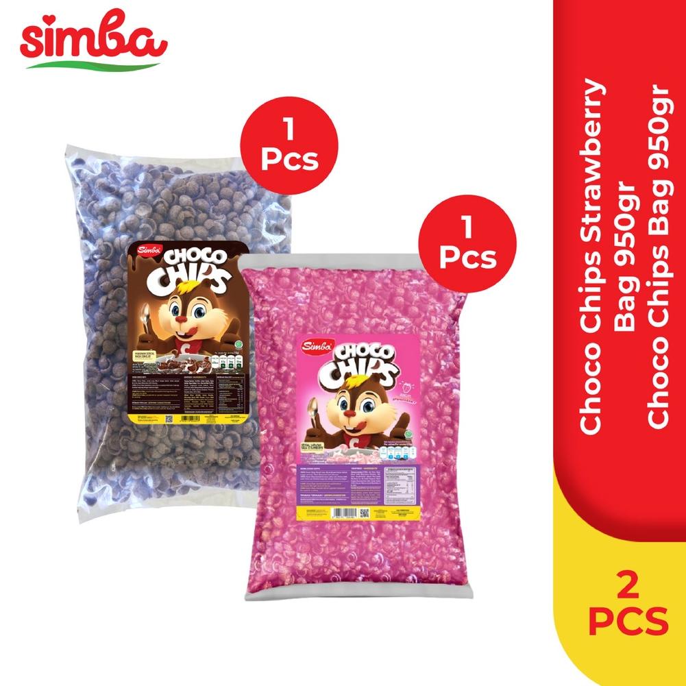 

Ready stock 1 SIMBA Sereal Choco Chips Bag 950gr & 1 Choco Chips Bag Strawberi 950 gr MQH
