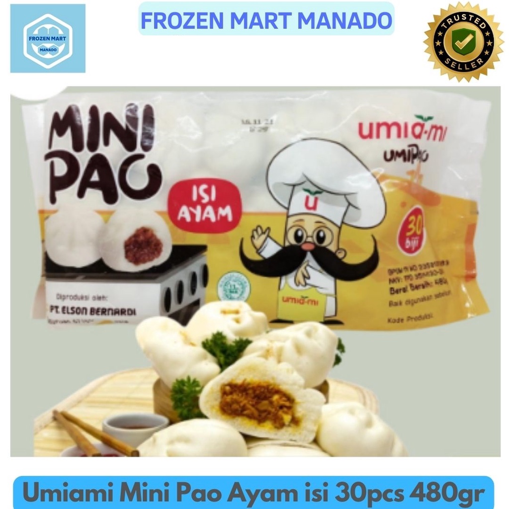 

Umiami Mini Pao Ayam isi 30pcs 480gr - Frozen Mart Manado (Frozen Food Manado)