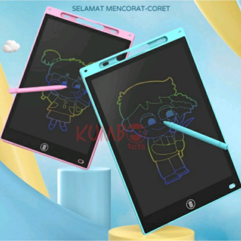 Mainan Edukasi Anak LCD Drawing Pad Writing Tablet 8.5 Inch Papan Tulis Gambar